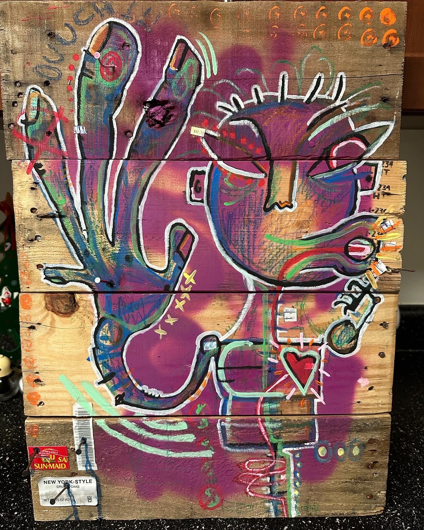 UNTITLED ON WOOD, 2023
