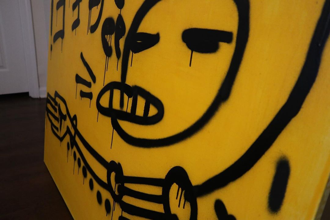 A YELLOW FIGURE (Untitled), 2024