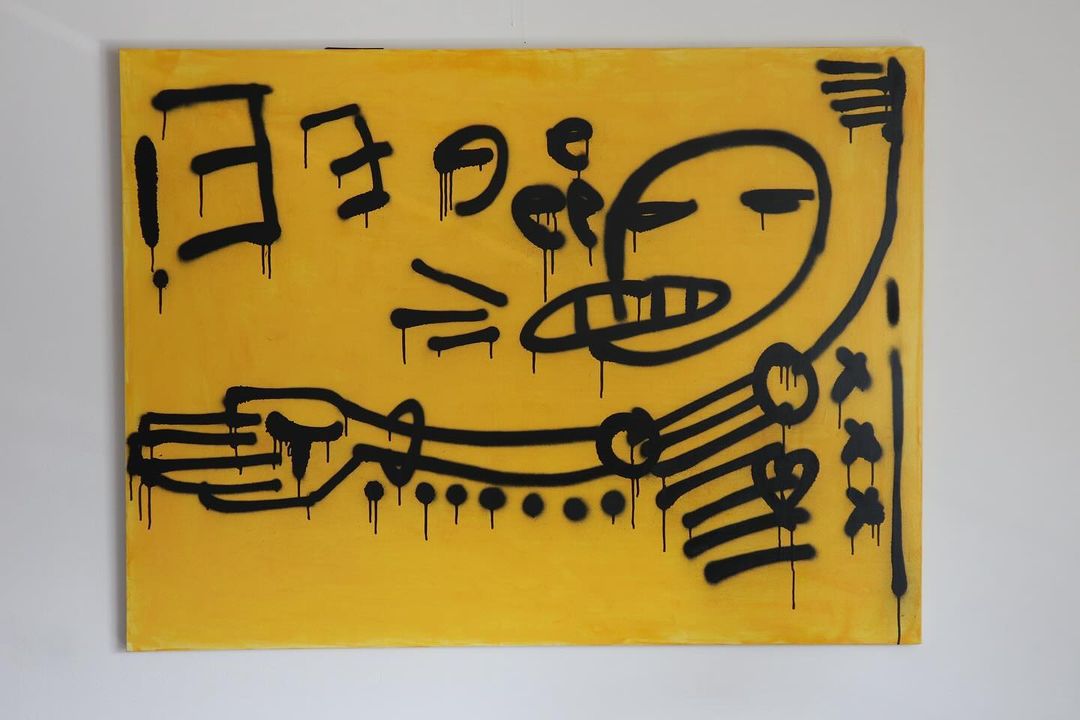 A YELLOW FIGURE (Untitled), 2024