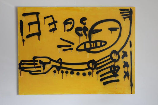 A YELLOW FIGURE (Untitled), 2024