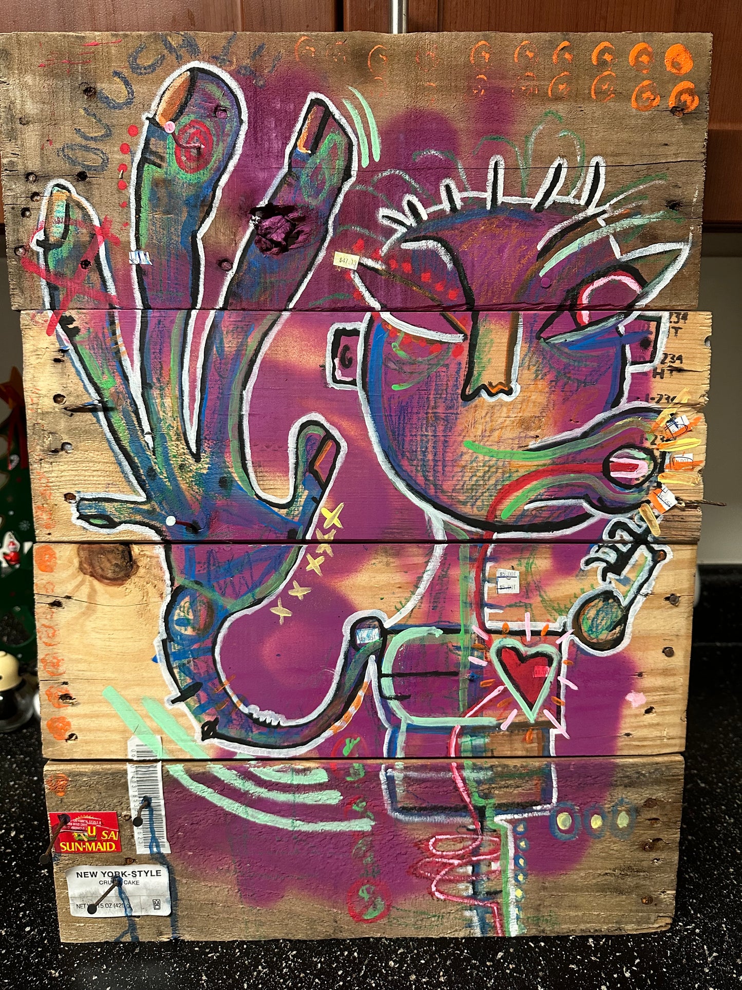 UNTITLED ON WOOD, 2023